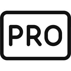 Icon rectangle pro light